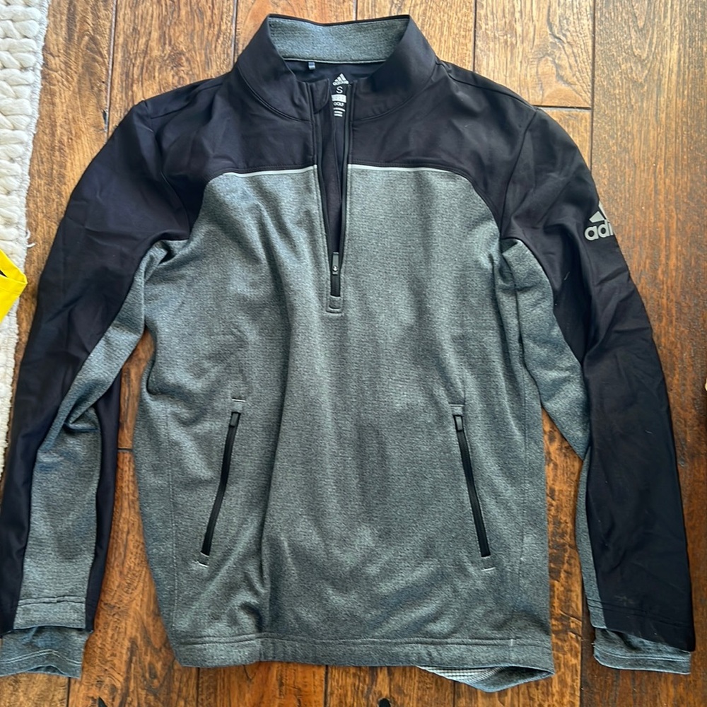 Adidas golf quarter zip size small